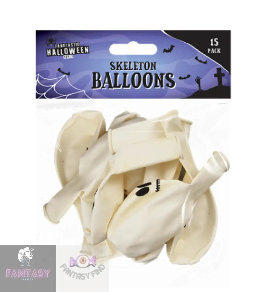 Halloween Skeleton Balloons X 15