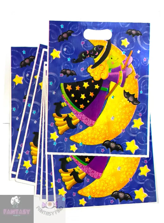 Halloween Witch Jumbo Loot Bags X 12