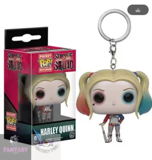 Harley Quinn Pop Keychain