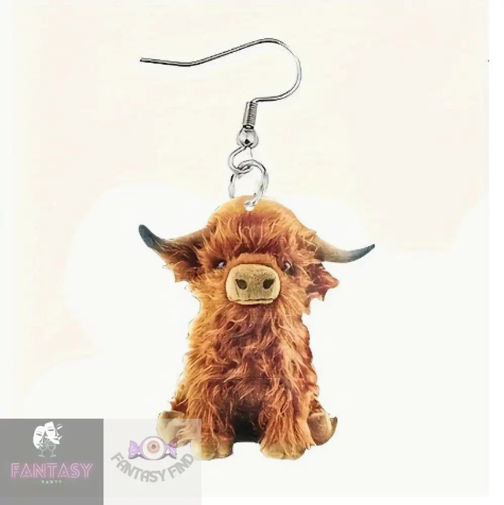 Highland Cow Earrings