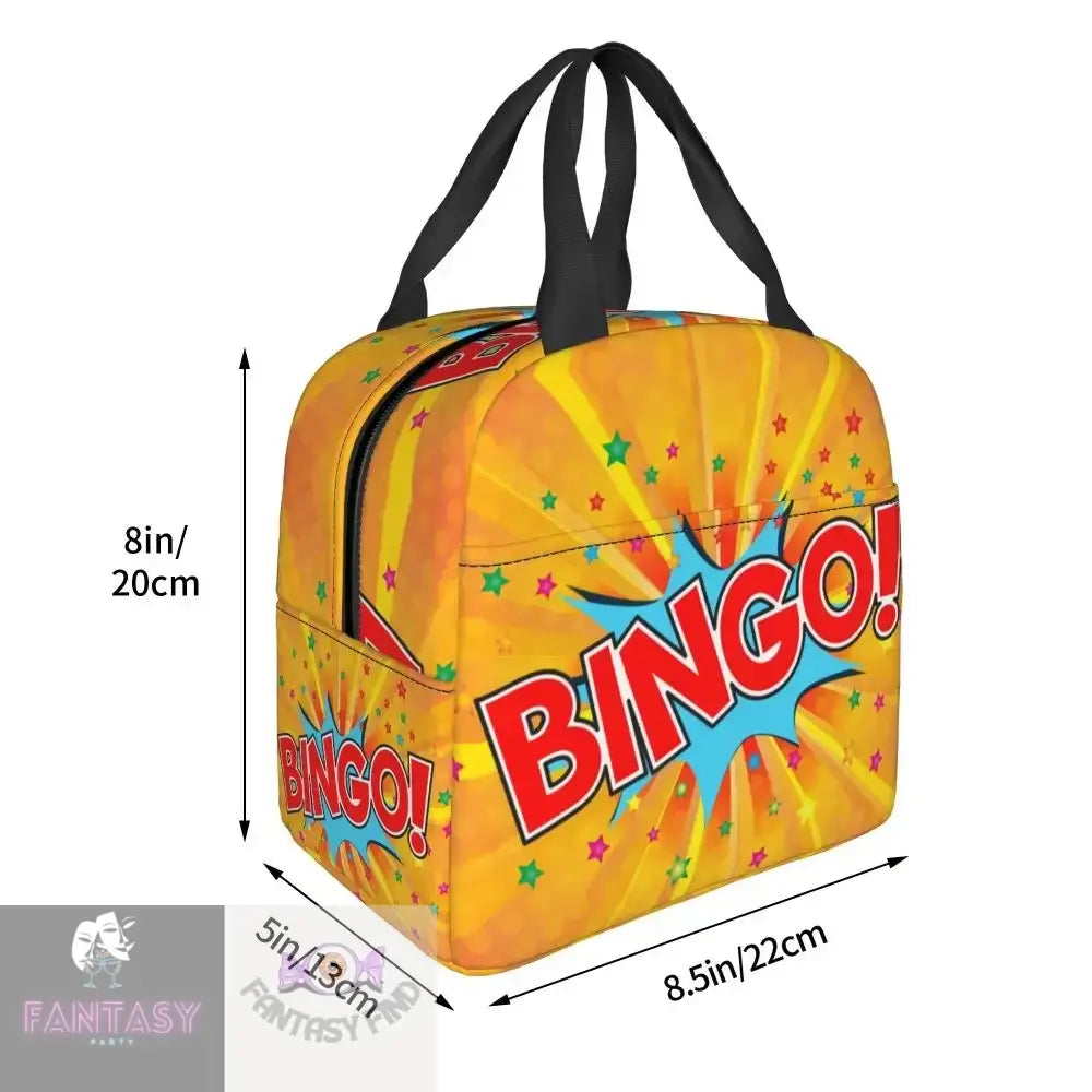 Hot Game Bingo Insulated Lunch Box - Choice Of Style 14