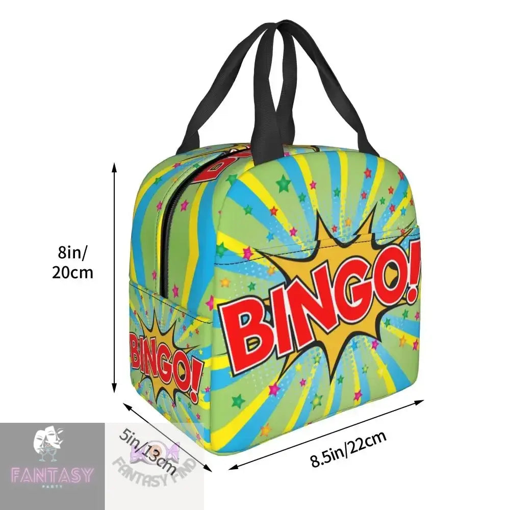 Hot Game Bingo Insulated Lunch Box - Choice Of Style 15