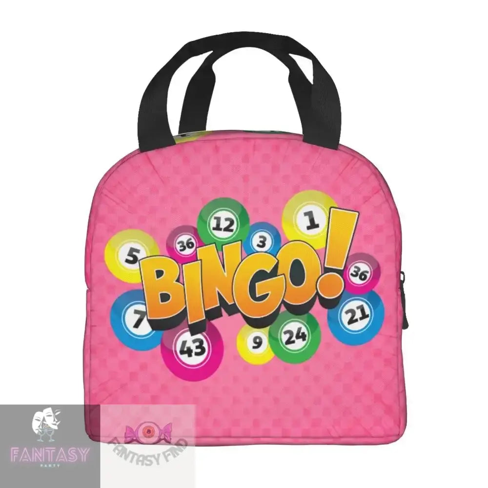 Hot Game Bingo Insulated Lunch Box - Choice Of Style