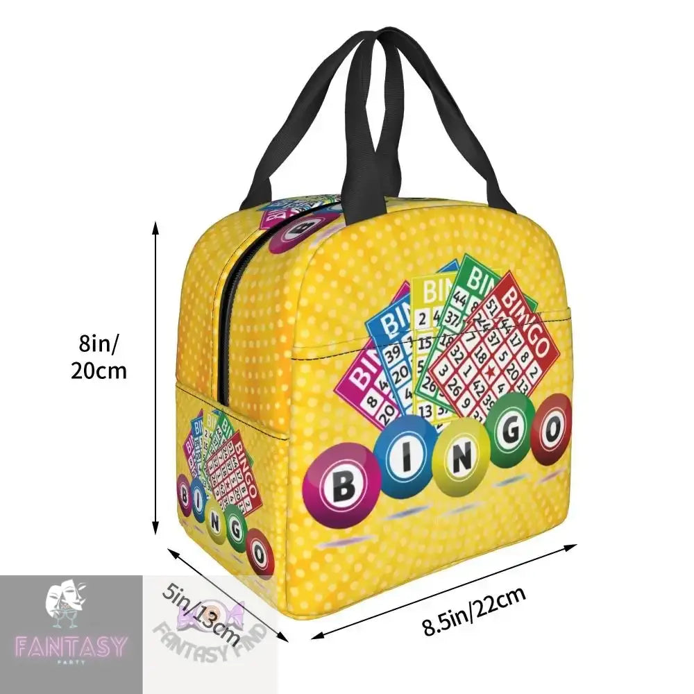 Hot Game Bingo Insulated Lunch Box - Choice Of Style