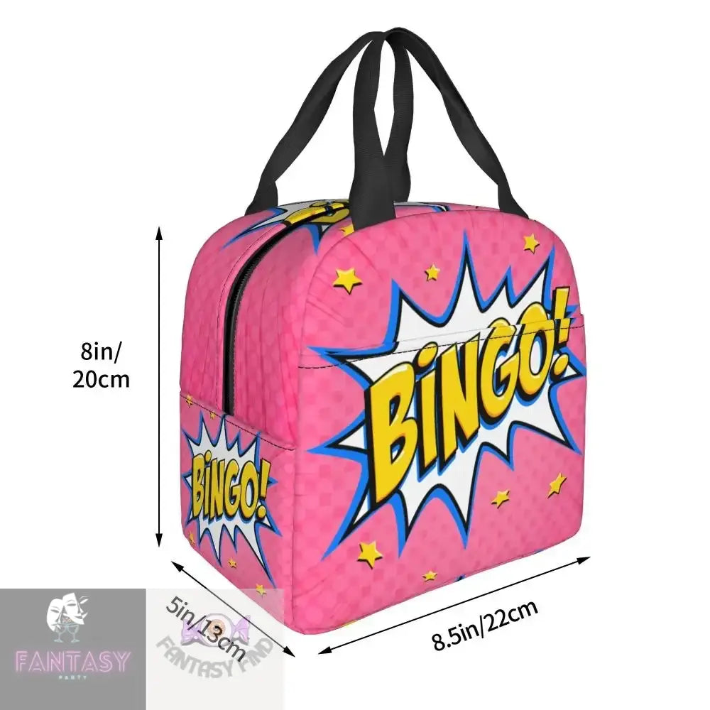 Hot Game Bingo Insulated Lunch Box - Choice Of Style