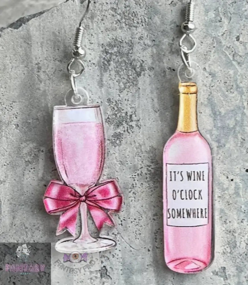 It’s Wine O Clock Somewhere Earrings