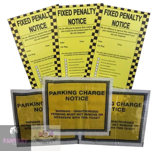 Joke Parking Ticket - Pack Of 3