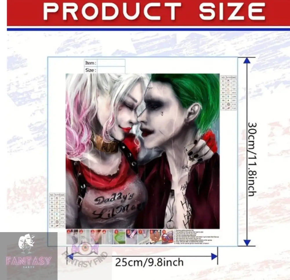 Joker & Harley Quinn Diamond Art