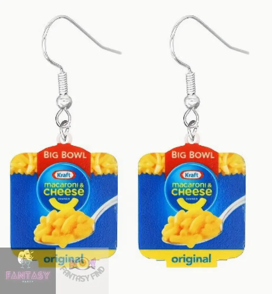 Kraft Mac & Cheese Earring