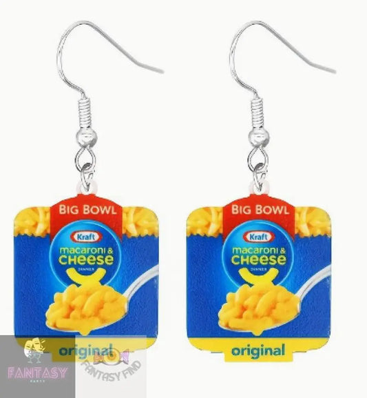 Kraft Mac & Cheese Earring