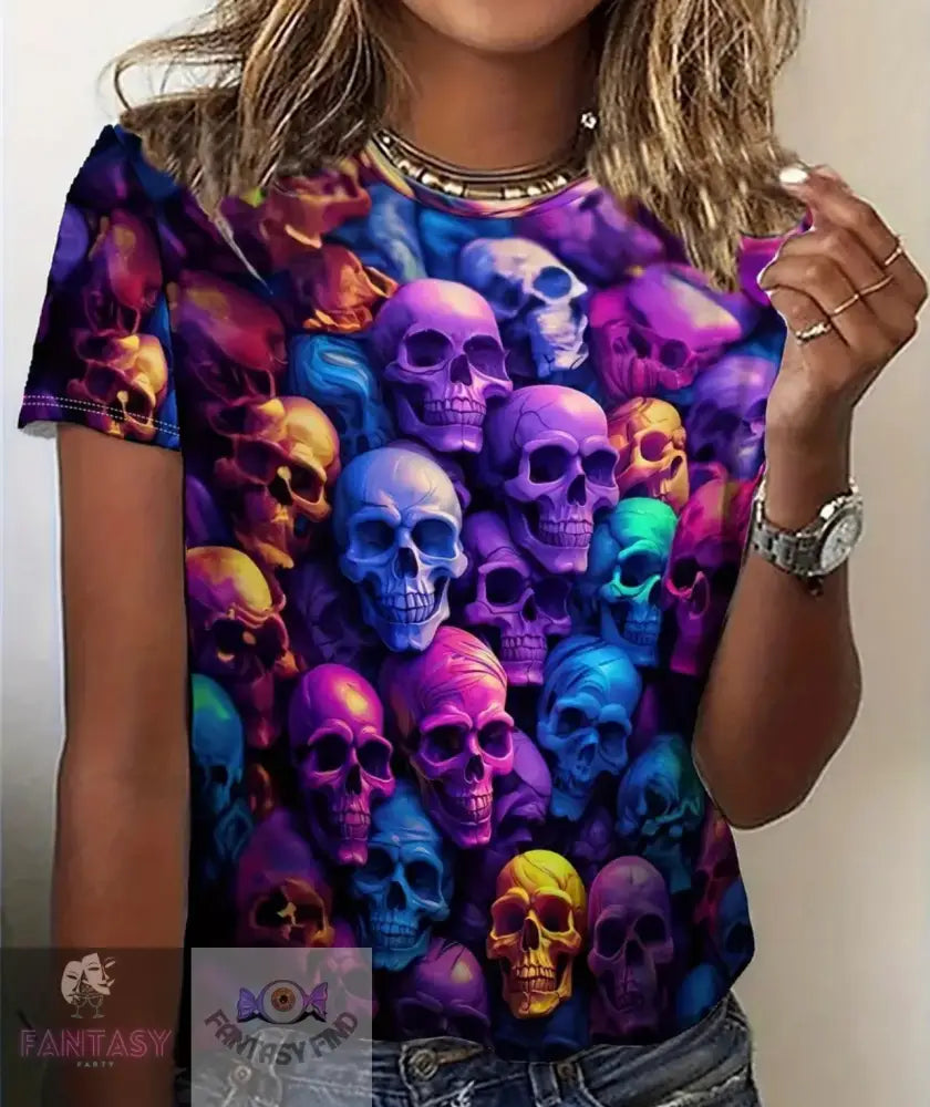 Ladies Skull T-Shirt