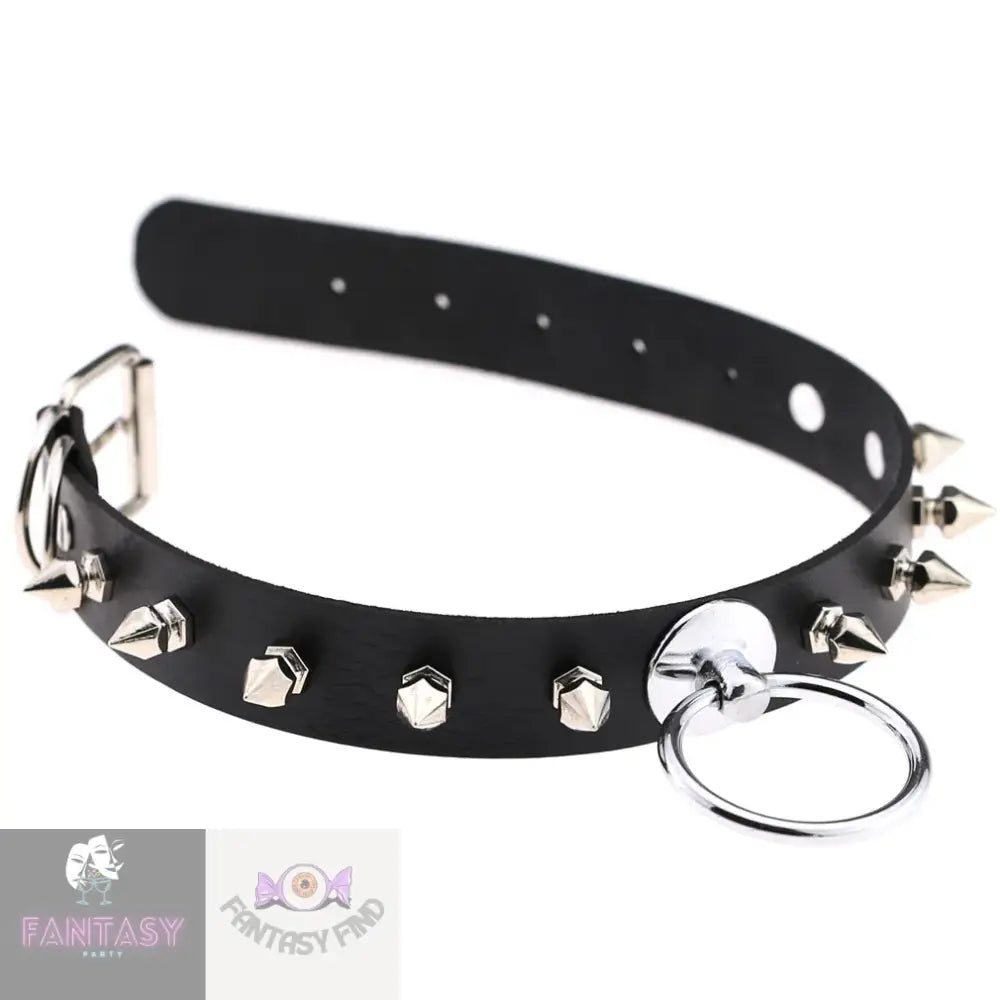 Leather Women Choker - Choice Of Design W4605-9