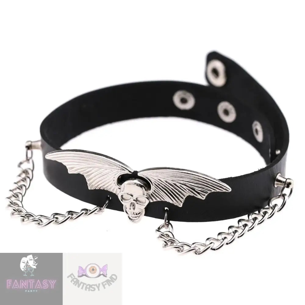 Leather Women Choker - Choice Of Design W4607-2