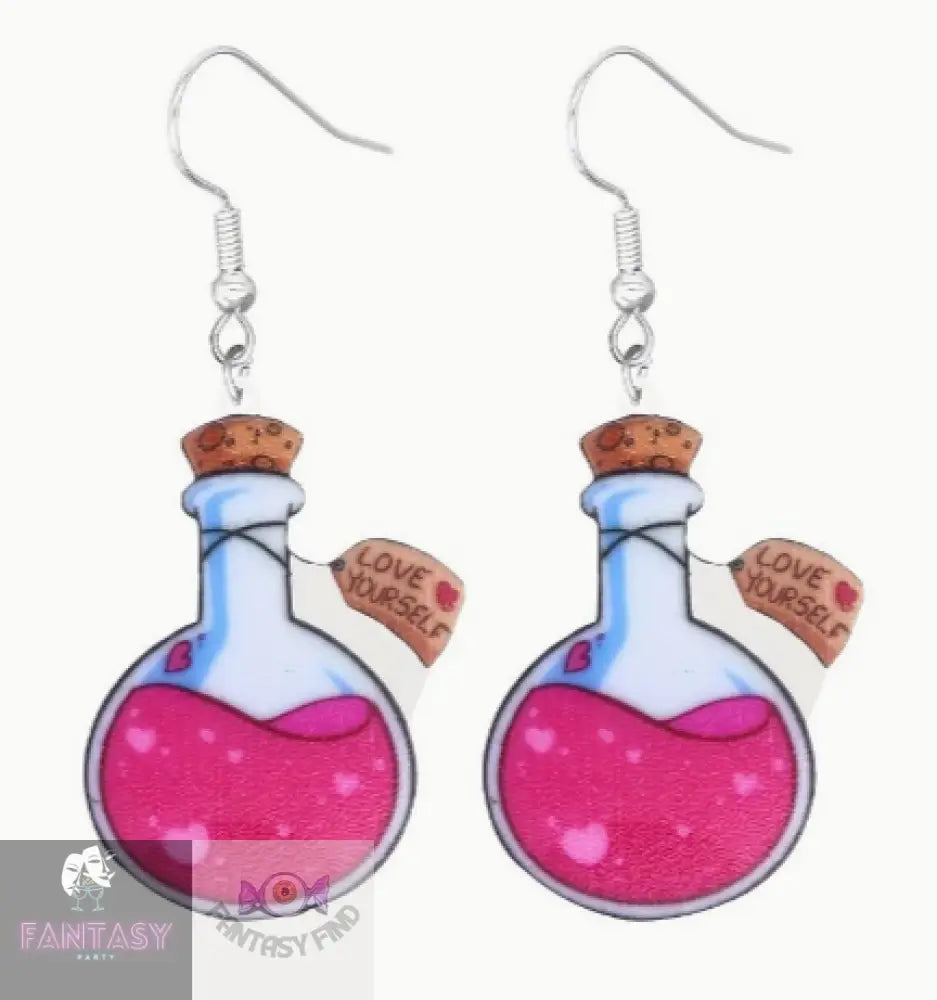 Love Yourself Potion Earrings