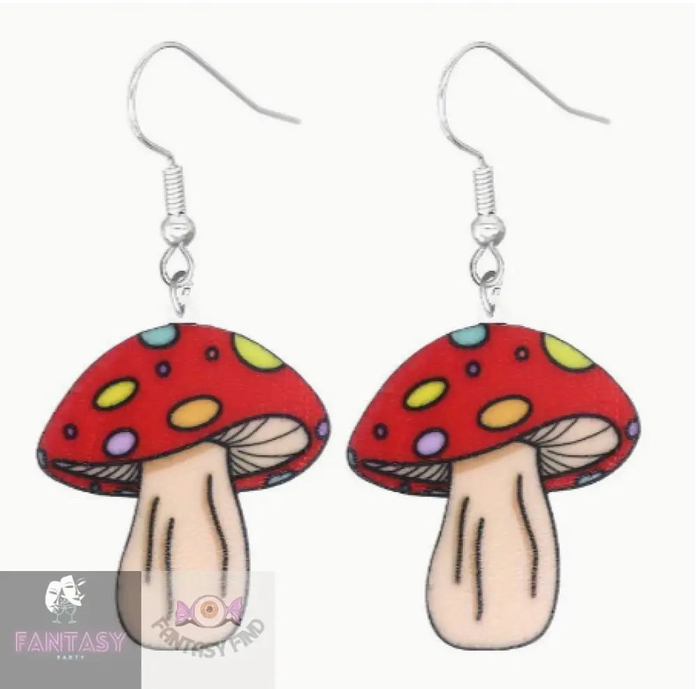 Mushroom Earrings