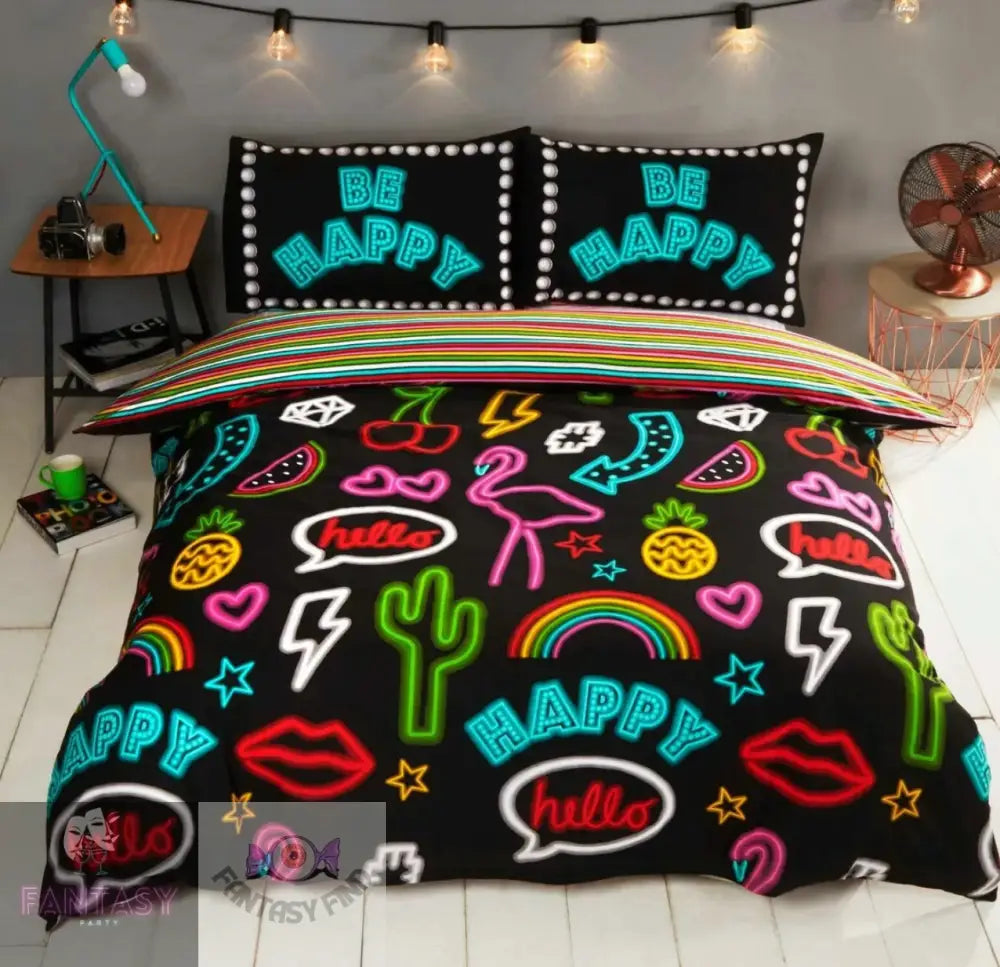 Neon Funky Bedding