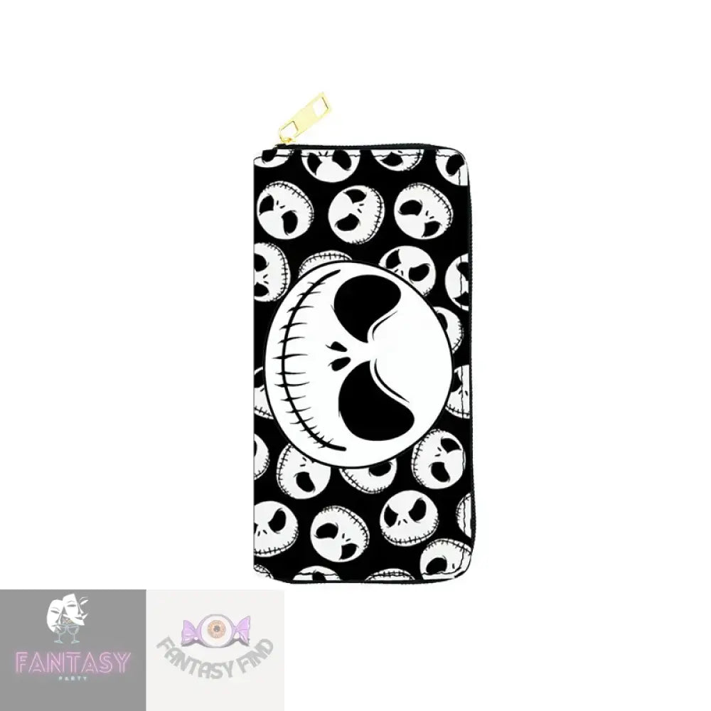 Nightmare Before Christmas Zipper Pu Wallet - Choice Of Design 1