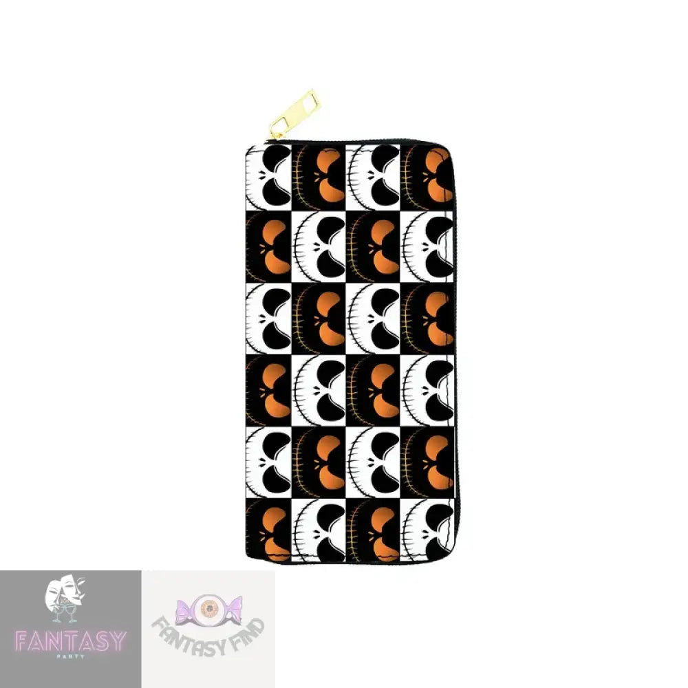 Nightmare Before Christmas Zipper Pu Wallet - Choice Of Design 2