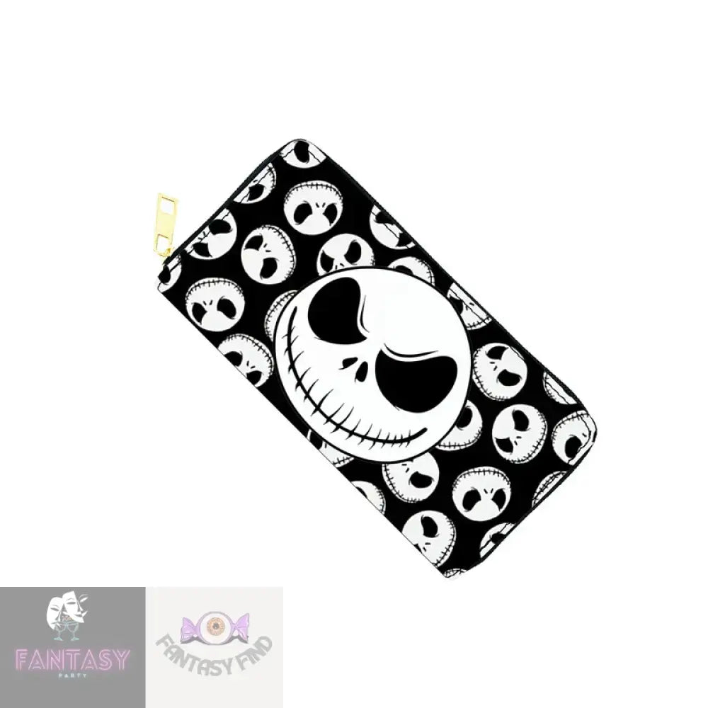 Nightmare Before Christmas Zipper Pu Wallet - Choice Of Design