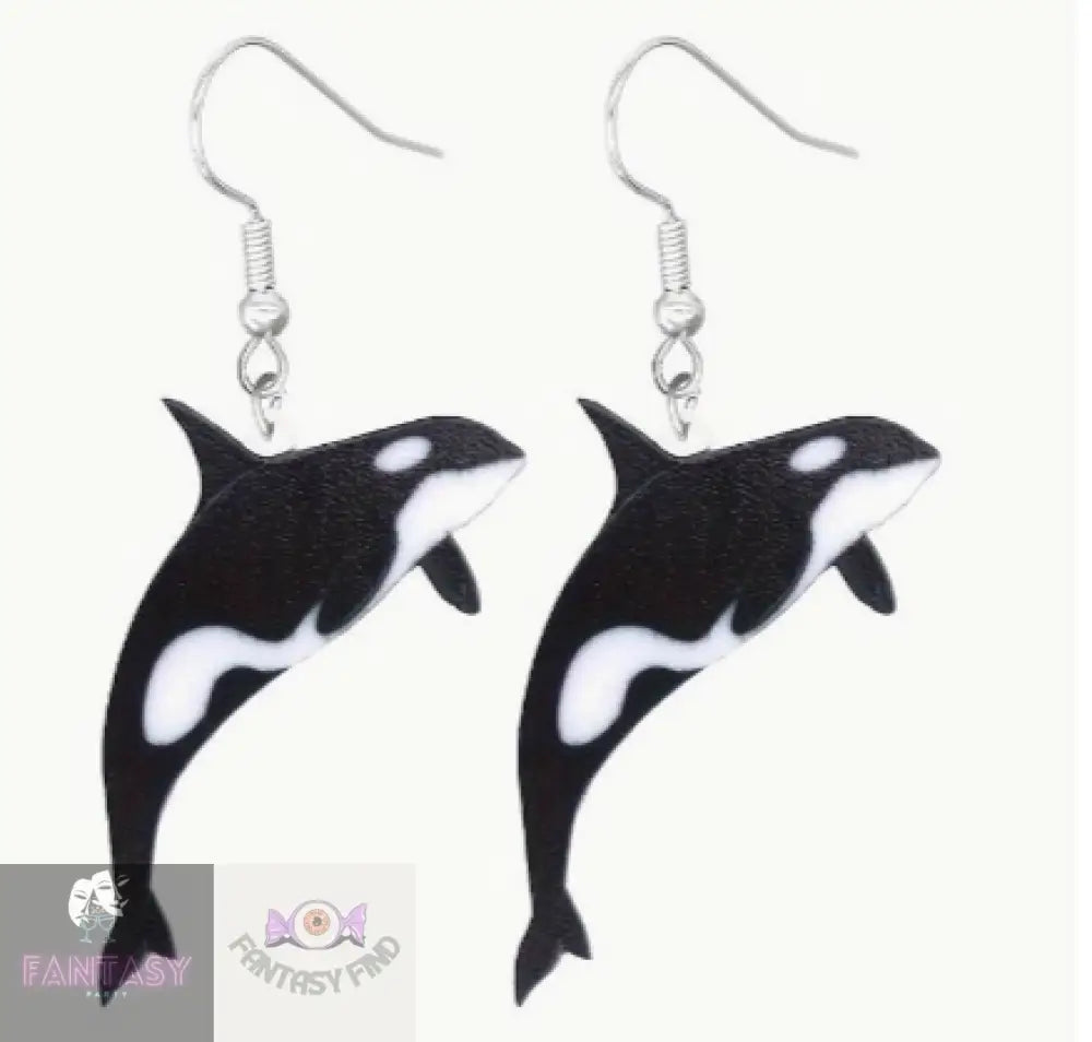 Orca Whale Earrings