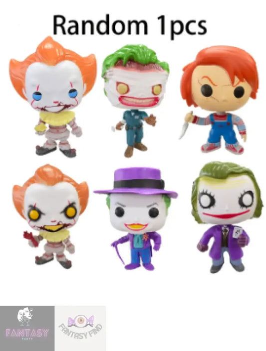 Pennywise Or Joker Chucky Figures- Single Picked At Random