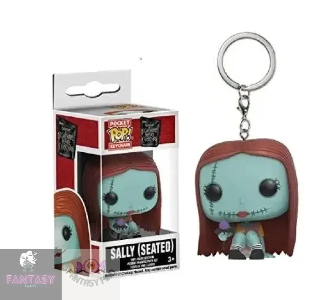 Sally (Seated) Funko Pop Keychain