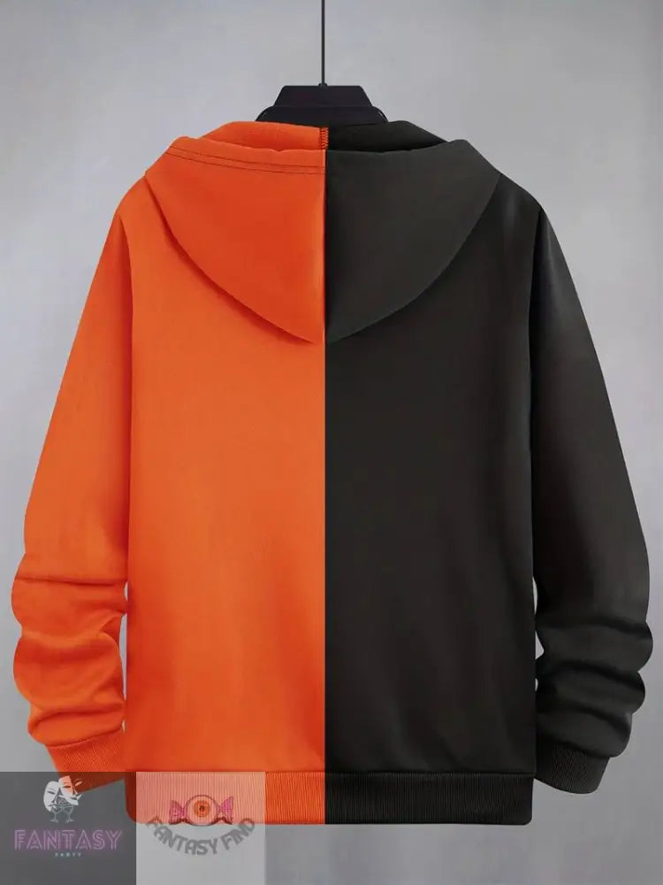 Scarlet Hoodie - Black & Orange