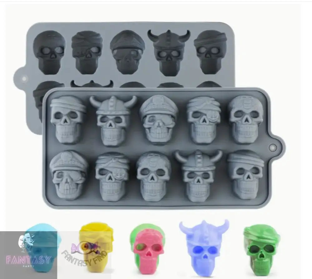 Silicone Skull Ice Moulds