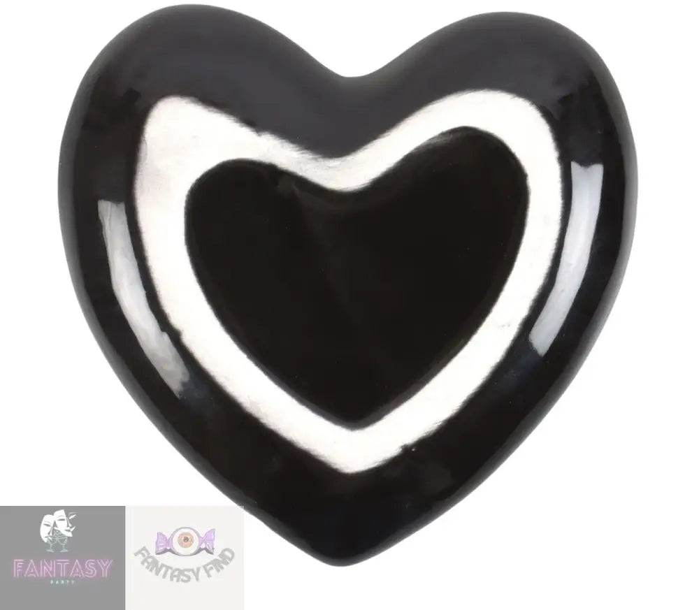 Skeleton Couple Heart Trinket Dish