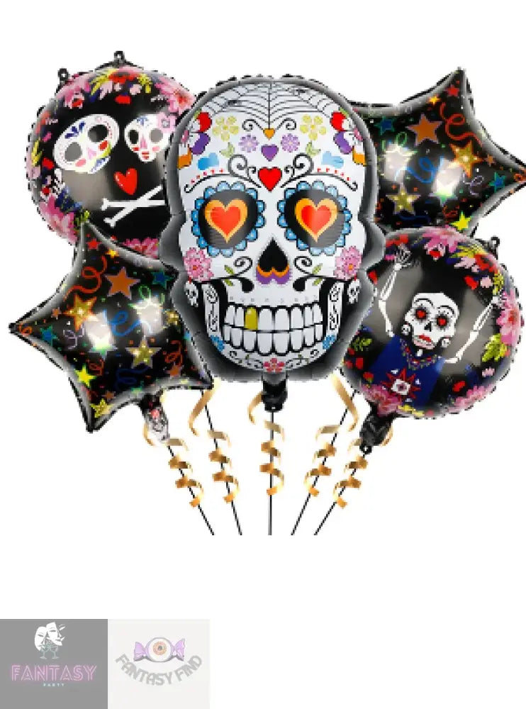 Skull Balloon Set