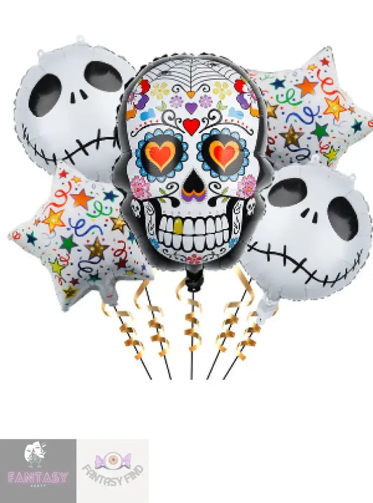 Skull Balloon Set