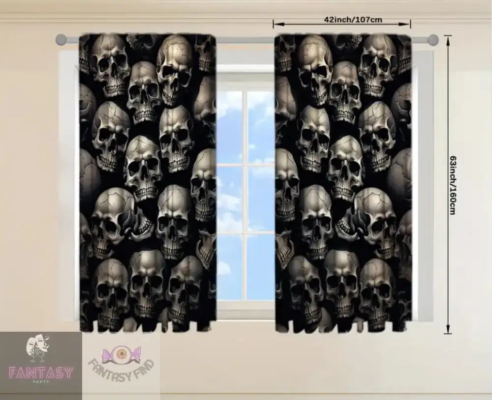 Skull Curtains