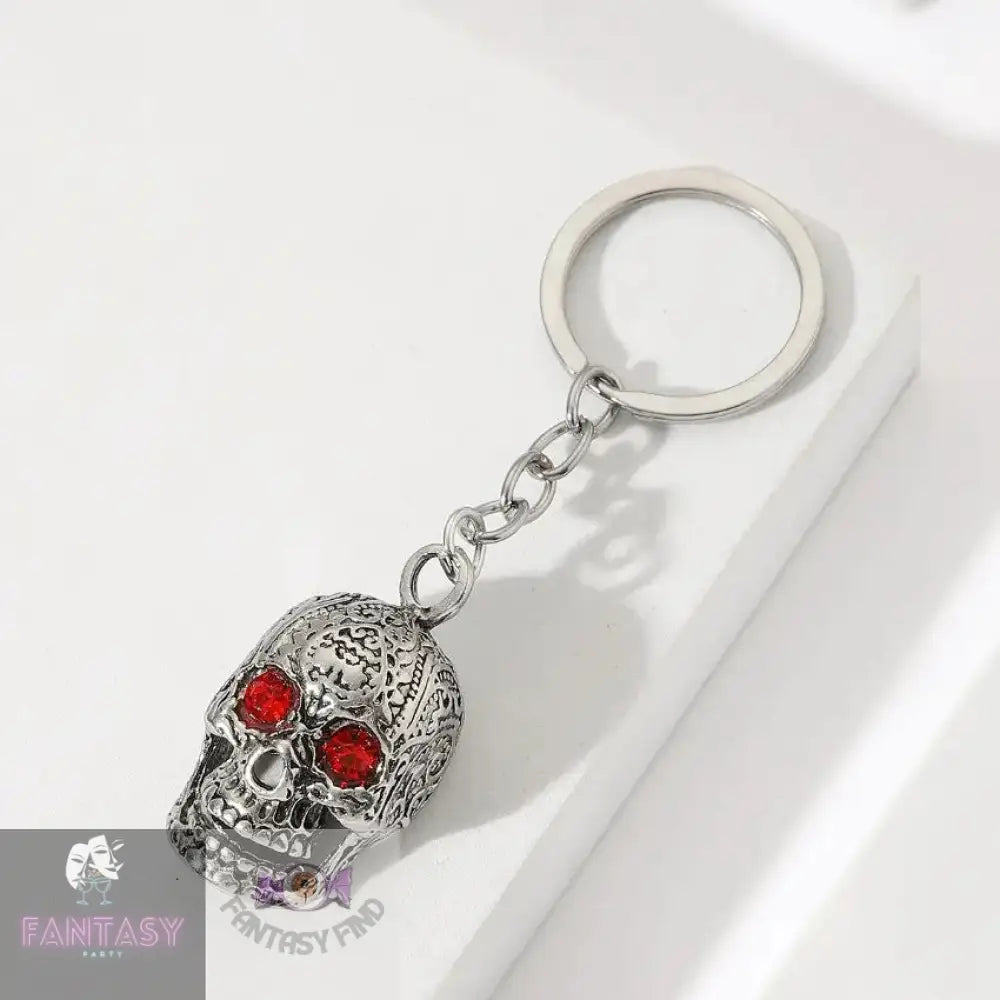 Skull Keyring