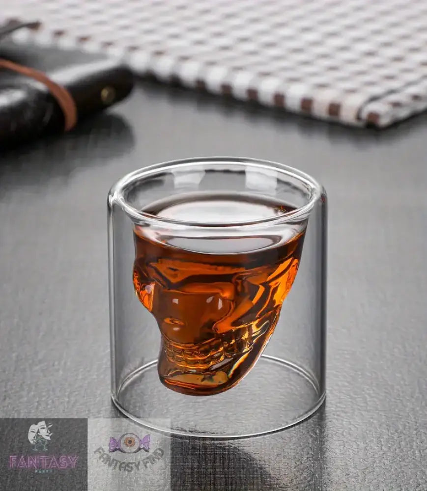 Skull- Shaped Whiskey Glass 75Ml