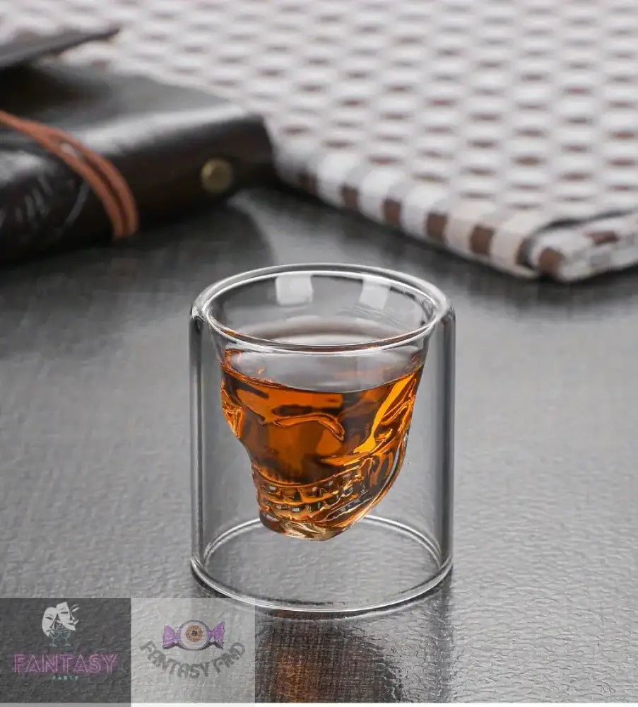 Skull- Shaped Whiskey Glass 75Ml