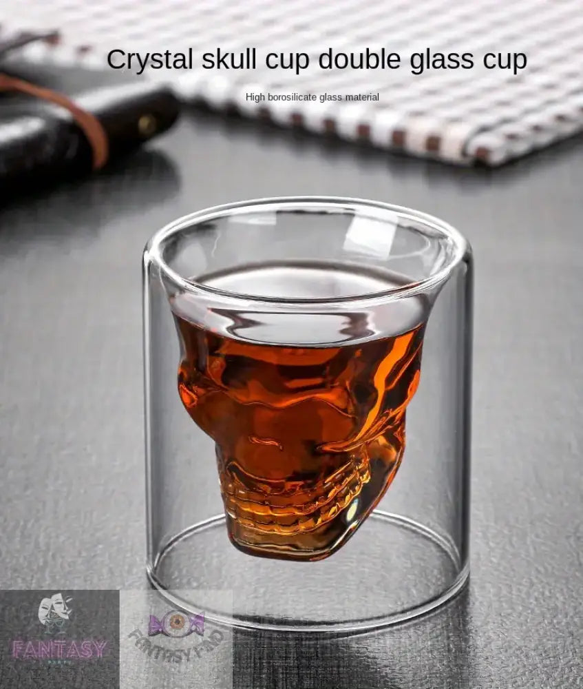 Skull- Shaped Whiskey Glass 75Ml