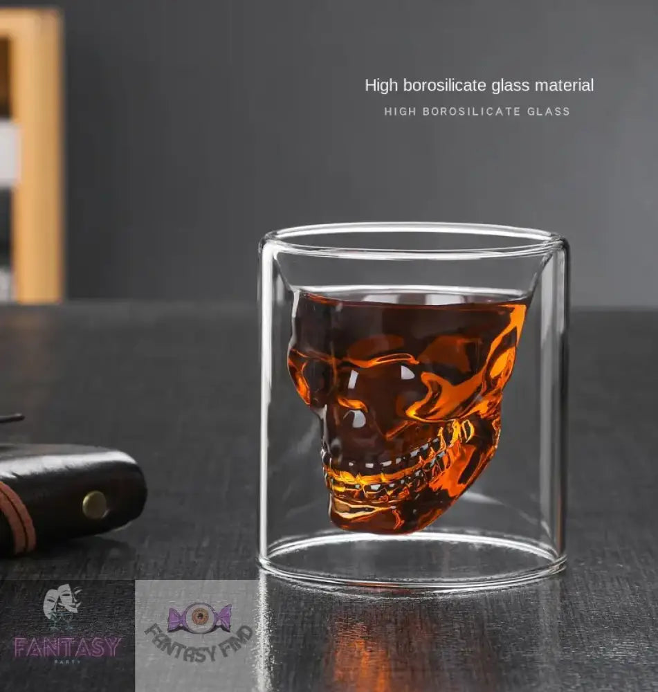 Skull- Shaped Whiskey Glass 75Ml