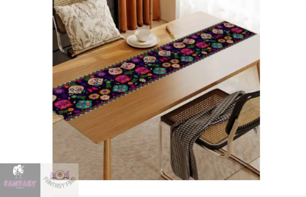 Skull Table Runner