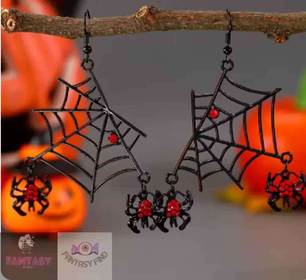 Spiders & Web Earrings