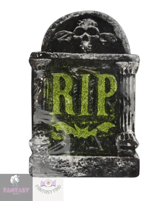 Spooky Tombstone Decoration Green