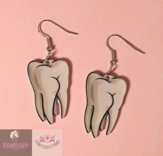 Tooth Earrings