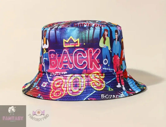 Unisex Funky 80’S Bucket Hat 01