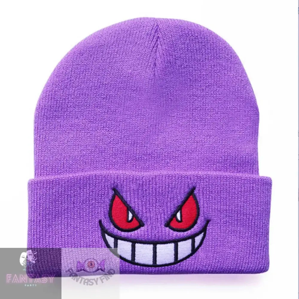 Unisex Winter Outdoor Beanie For Child - Choice Of Colour Purple