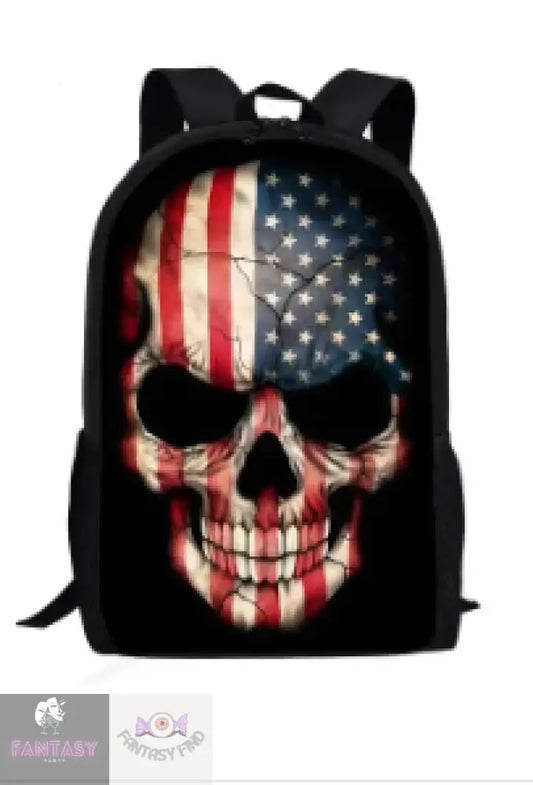 Usa Skull Backpack