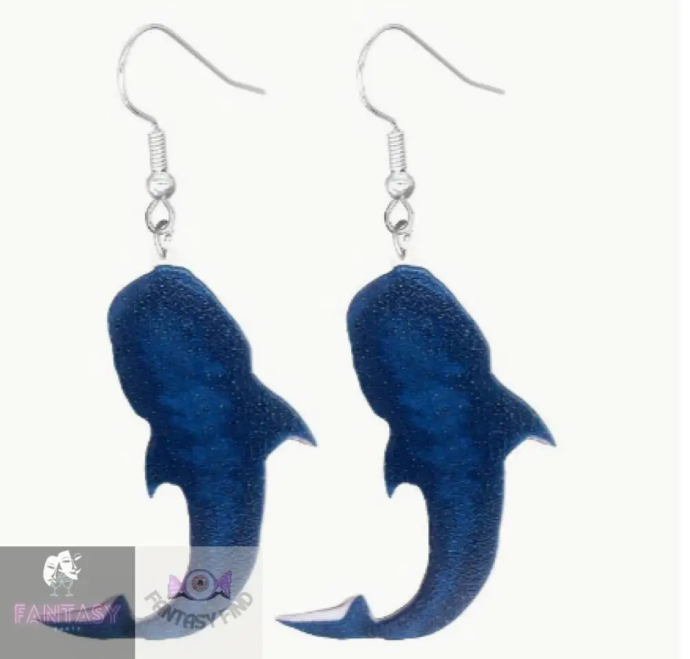 Whale Earrings