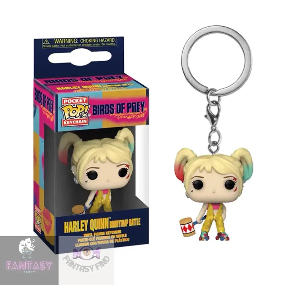 Yellow Harley Quinn Funko Pop Keychain